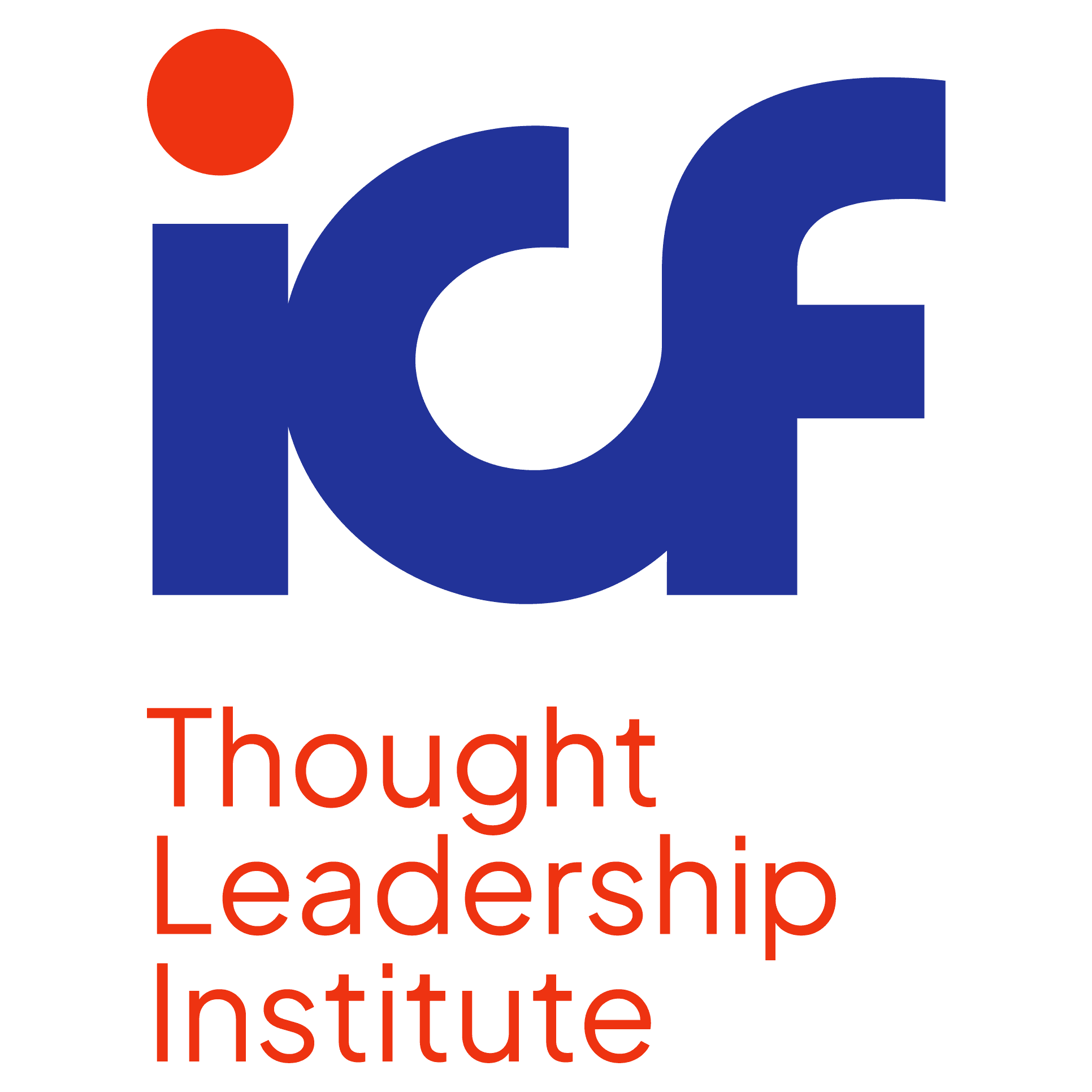 ICF Thought Leadership Institute full-color horizontal logo