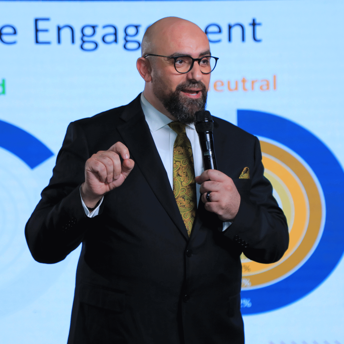 Headshot of Haitham A. Elmasry, Learning and Development Leader, Executive Coach, and Academic Affairs Director with the International Coaching Federation. Known for integrating emotional intelligence and coaching into healthcare education.